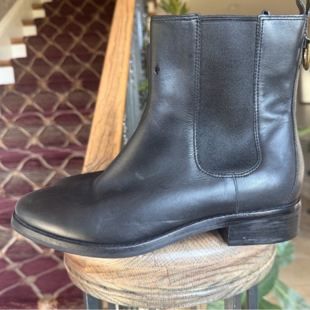 COLE HAAN ladies waterproof black booty size 8 very good condition - Picture 12 of 13